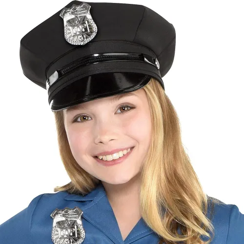 Vista 2 de Bonito disfraz de policía para niña de 3 a 4 años, 1 pieza