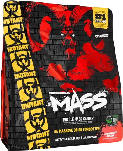 Vista 21 de Mutant Mass Proteína en polvo de ganancia de masa de peso, proteína en polvo alta en calorías para ganancia de masa, galletas y crema, 5 libras