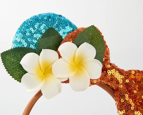 Vista 2 de Diadema de lazo con orejas de ratón para collar de princesa, fiesta de Halloween, accesorios de disfraz para mujer
