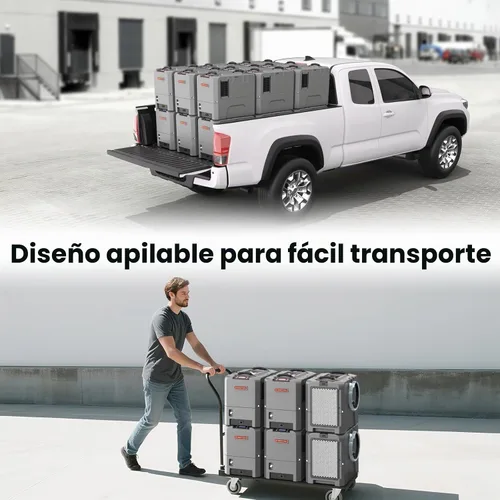 Vista 7 de Abestorm Deshumidificadores comerciales LGR85 con bomba, deshumidificador industrial de 180 PPD para sótano, espacio de arrastre, almacén