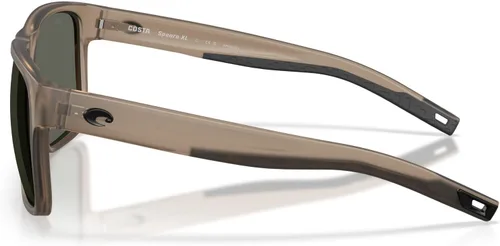 Vista 21 de Costa Man - Gafas de sol con montura negra mate, lentes de espejo verde, 2.323 in