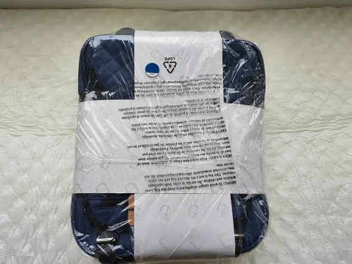 Vista 7 de KROSER - Equipaje de mano multifuncional para mujer, ligera, maleta para colocar debajo del asiento, 16 pulgadas, Azul