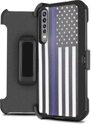 Vista 7 de Jackpot inalámbrico diseñado para LG Stylo 7 4G, con protector de pantalla integrado, funda resistente a prueba de golpes, funda con soporte Negro