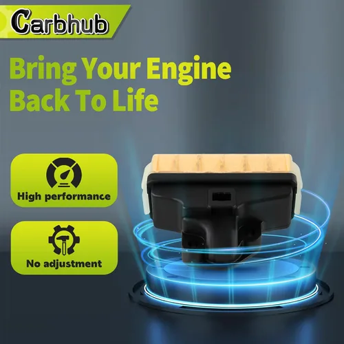 Vista 7 de Carbhub 1123-120-1651 Filtro de aire + Bujía + Filtro para línea de combustible y aceite para motosierra STIHL 023 025 MS210 MS230 MS250 con filtro