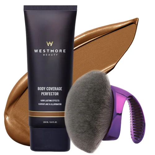 Vista 17 de Westmore Beauty Perfector y cepillo de cobertura corporal - Maquillaje Resplandor fresco 1C