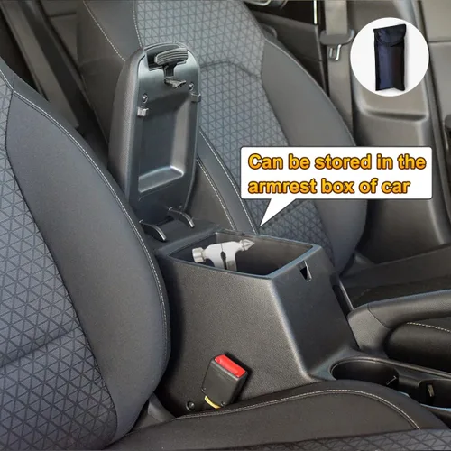 Vista 5 de Martillo de seguridad para automóvil, martillo de acero inoxidable 12 en 1, multiherramienta – escape de emergencia, kit de herramientas