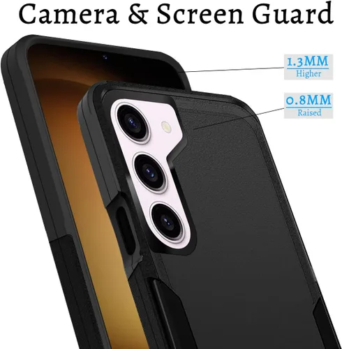 Vista 3 de Funda protectora personalizada con foto para Samsung Galaxy S22 5G, con imagen, texto, logotipo, [probada en caídas de grado militar], resistente