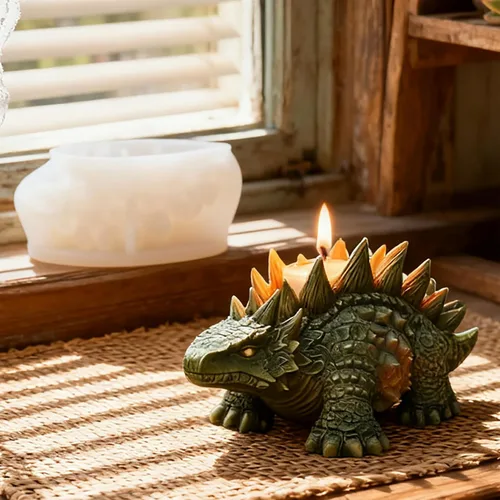 Vista 14 de Molde de silicona de vela de muñeca animal para fundición de resina y fabricación de velas