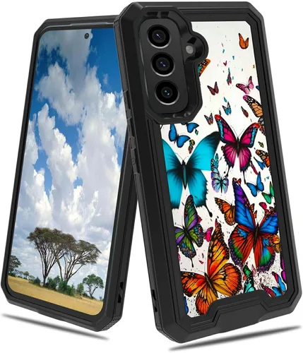 Vista 98 de Funda para Samsung S23 FE Funda Galaxy S23 FE 2 en 1 PC duro de doble capa TPU suave a prueba de golpes Funda protectora para Samsung Galaxy S23 FE