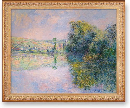 Vista 89 de A&T ARTWORK Antibes Seen from The Salis Gardens de Claude Monet Las Obras de Arte Clásico Mundial Reproducciones, Impresiones de Arte en Lienzo
