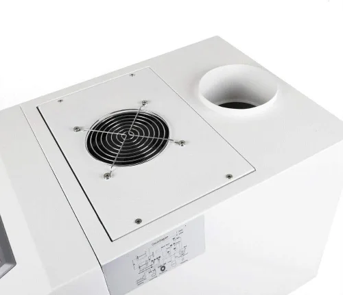 Vista 7 de Humidificador ultrasónico comercial industrial portátil continuo Cool Mist Maker Humidificador Humidistat Sensor remoto - Crecer habitación, jardín