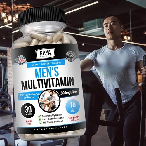 Vista 8 de Kaya Naturals Multivitamínico para hombres - Multivitamínico para próstata para hombres - Suplemento diario multimineral - píldoras para hombres