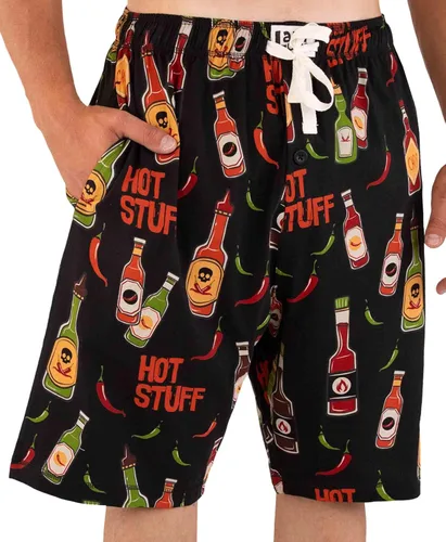 Vista 167 de Lazy One - Pantalones cortos de pijama para hombre, ropa de dormir