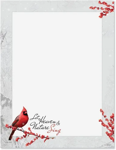 Vista 10 de Current - Papelería navideña de campanas plateadas, para cartas de Navidad o notas escritas a mano, 25 hojas, 8½ x 11 pulgadas, compatible con Bells