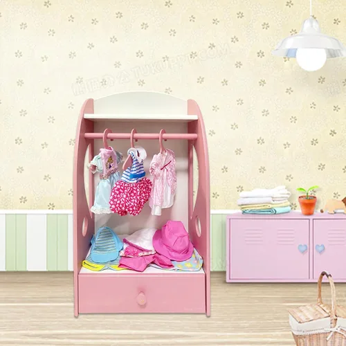Vista 3 de Conjunto de 12 vestidos hechos a mano para muñecas, disfraces para Barbies de 14-16 pulgadas, ropa, sombrero, paraguas, espejo, cepillo, regalo