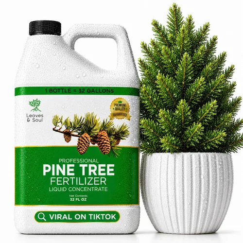 Vista 24 de Leaves & Soul Evergreen Tree Fertilizer, 6-4-6 Liquid Evergreen Food 8 oz Árbol de hoja perenne