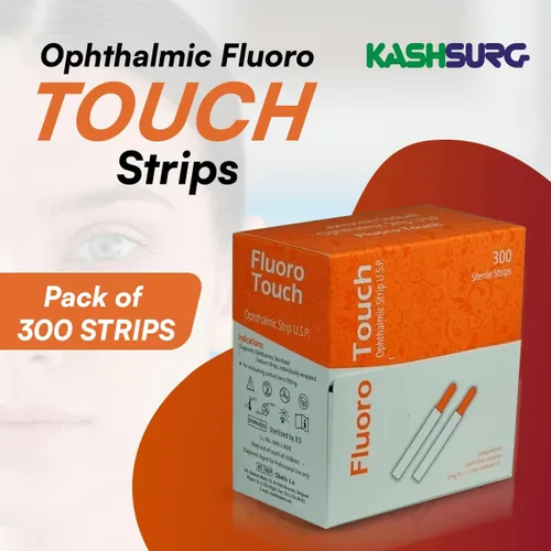Vista 2 de Tiras táctiles Fluoro - 300 tiras por KASHSURG