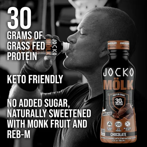 Vista 7 de Jocko Fuel Paquete de batido de proteínas - Vainilla y chocolate (24 unidades)