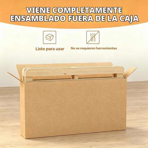 Vista 6 de LILYPELLE Marco de cama de piso doble, marco de cama plegable tatami marco