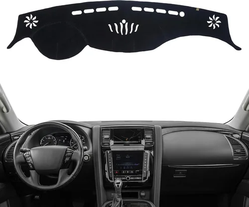 Vista 9 de Alfombrilla Protectora para Salpicadero Compatible con Nissan Altima 2012-2007 (Código de Cuerpo L32, Sin Modelos HUD), Alfombrilla Antirreflejos