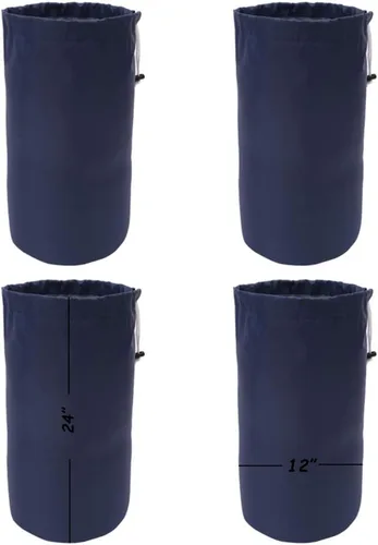 Vista 8 de Bolsa de saco, resistente al agua, con cordón duradero, paquete de 4