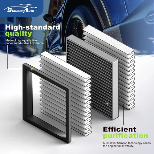 Vista 3 de Filtro de aire de motor y cabina para Mazda 3 2014-2018 (2.0L)/ Mazda 3 (2.5L) 2014-2018/Mazda 6 (2.5L) 2014-2021 Filtro de aire para reemplazo