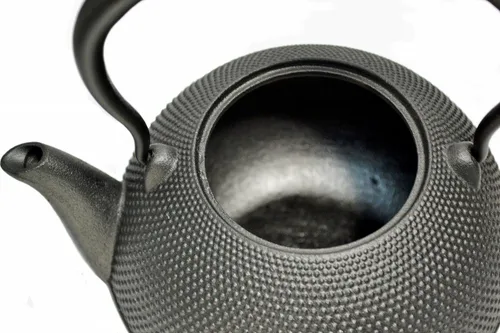 Vista 3 de Japan Nambu Ironware OIGEN Tetsubin Hervidor Maromi Arare H-143