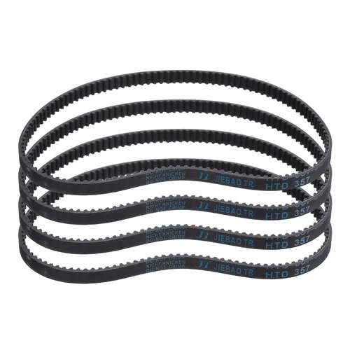 Vista 71 de uxcell 4 piezas HTD-3M Correa de Distribución de Goma 48 Dientes, Longitud de Paso 144mm x Ancho 6mm x Altura 2.4mm, Correa de Polea de Distribución