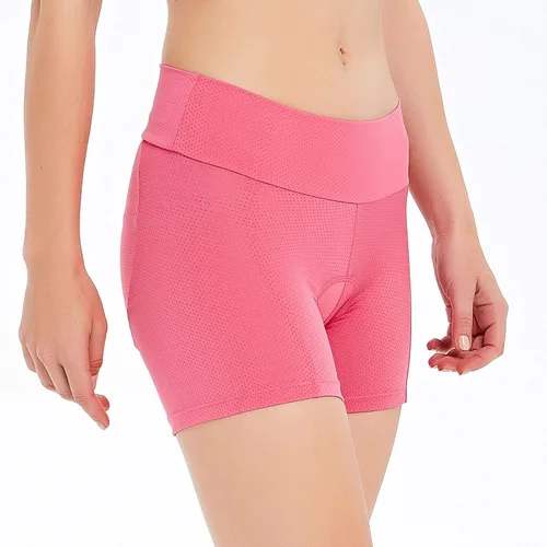Vista 2 de CATENA Ropa interior de ciclismo para mujer con acolchado 3D, transpirable, ligero, pantalones cortos de MTB elásticos para bicicleta