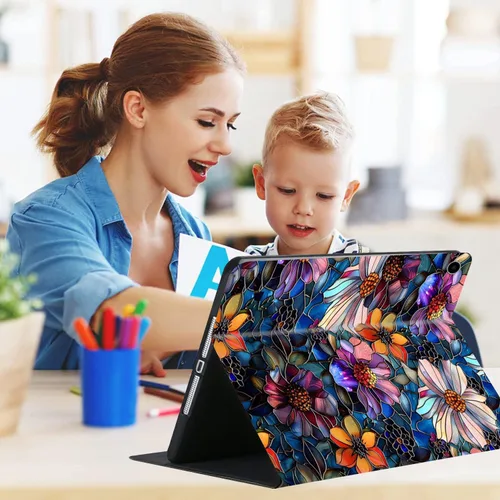 Vista 2 de Funda compatible con iPad Air de 11 pulgadas M3 M2 2025/2024 de 7ª/6ª generación y funda Air de 5ª/4ª generación de 10.9 pulgadas 2022/2020