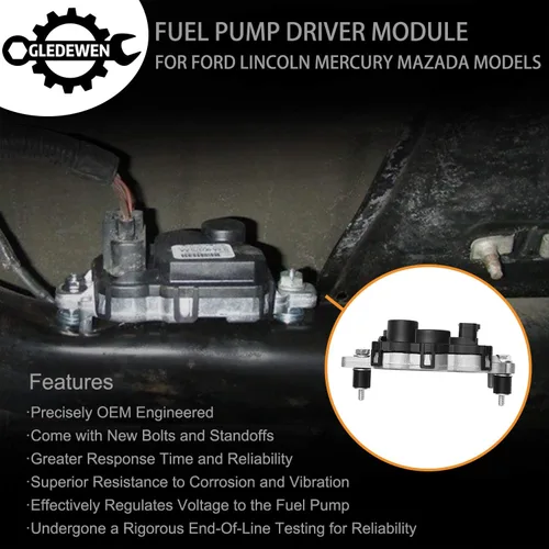 Vista 2 de 590-001 Módulo del controlador de la bomba de combustible con pernos de montaje para modelos Ford 2004-2011, Lincoln 2005-2011, Mazda 2005-2011