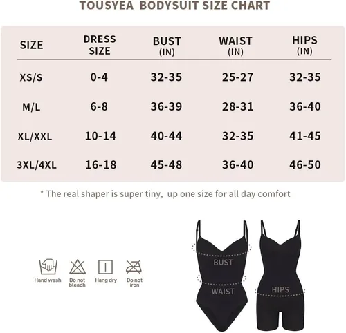 Vista 6 de TOUSYEA Body esculpido para mujer, fuerte compresión sin costuras, control de abdomen, adelgazante de muslos y levantador de glúteos