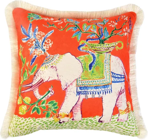 Vista 17 de Funda de almohada con patrón de leopardo, funda de almohada de terciopelo única, cojín de borla azul, almohada decorativa para decoración del hogar