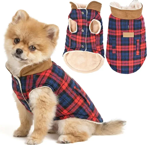 Vista 18 de Parisian Pet Suéteres de Navidad para Perros - Tipo Pullover, Suéter Azul para Perro con Cuello de Tortuga - Suéter Grueso de Punto Trenzado