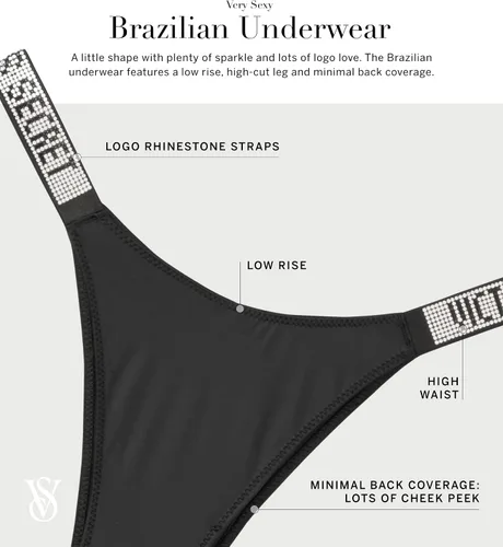 Vista 5 de Victoria's Secret Bragas brasileñas suaves, ropa interior para mujer, (XS-XXL)