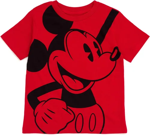 Vista 5 de Disney Pixar Toy Story Mickey Mouse Woody Rex Buzz Lightyear Slinky Dog - Paquete de 2 camisetas para niños pequeños y grandes