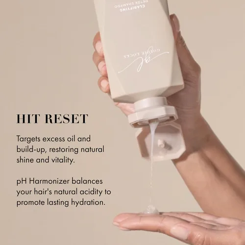 Vista 3 de Goldie Locks Champú clarificante, desintoxicante de limpieza profunda sin sulfatos para el cuero cabelludo y el cabello, elimina la acumulación