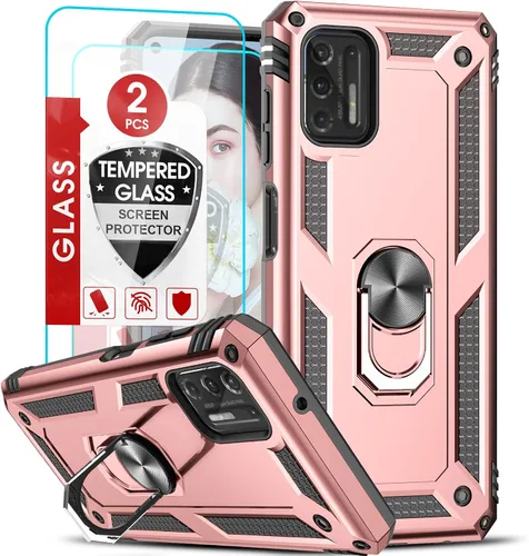 Vista 109 de LeYi Funda para Samsung Galaxy A05 (no compatible con A05S) con protector de pantalla y protector de lente de cámara, funda resistente de grado Negro