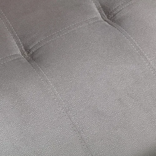 Vista 8 de Sofá modular con cama extraíble, sofá esquinero tapizado de terciopelo de 76.8 pulgadas con marco de madera maciza de 2 asientos y diván de Gris