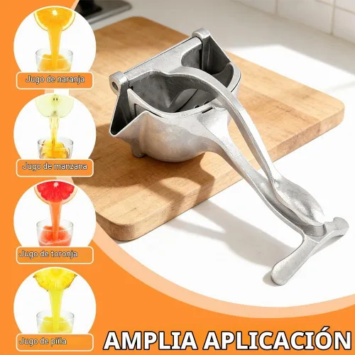 Vista 8 de Exprimidor de barra, extractor de jugo de fruta fresca de aleación de aluminio, exprimidor de mano, exprimidor de limón, extractor manual de mano