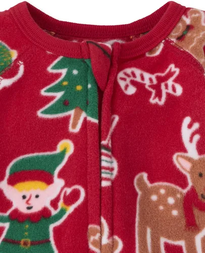 Vista 3 de The Children's Place Baby Girls' Kids 2 Piece Christmas Pajamas, Fleece