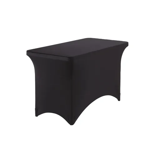 Vista 2 de Mantel de tela elástica Iceberg, Negro, 1
