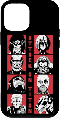 Vista 16 de Attack on Titan Funda Titan Lineup de temporada 4 para iPhone 17