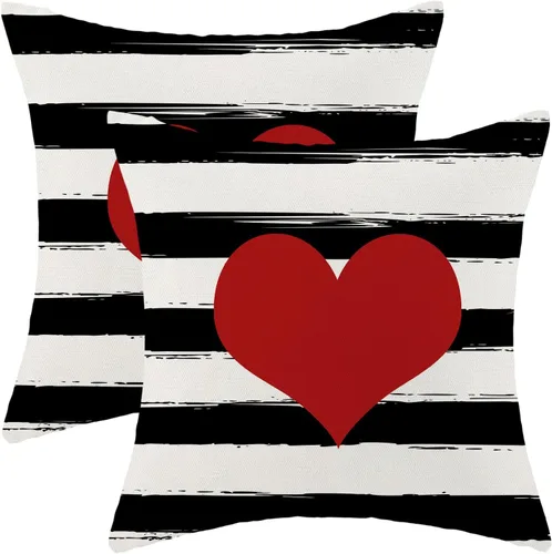 Vista 39 de Juego de 2 fundas de almohada de Halloween de 16 x 16 pulgadas, fundas de almohada de murciélagos negros y crema, fundas de cojín decorativas