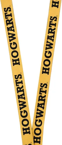Vista 4 de Harry Potter Hogwarts - Cordón con dije de metal para tarjetas de identificación y adhesivo coleccionable
