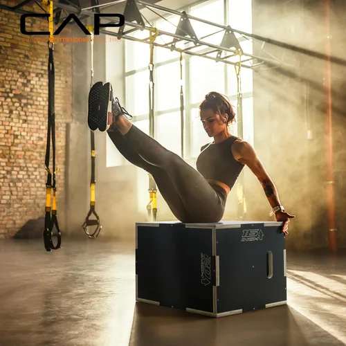 Vista 6 de CAP Barbell Caja pliométrica 3 en 1 Múltiples estilos y tamaños