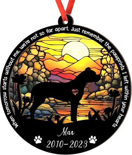 Vista 87 de Adorno personalizado para atrapasoles de sabueso afgano, adorno de Navidad de sabueso afgano – Regalo para perro amante, sabueso afgano