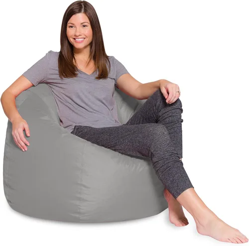 Vista 6 de Posh Creations - Sillón puff para niños, adolescentes y adultos - Silla giratoria grande de 200L