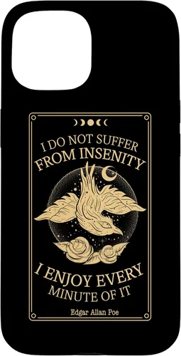 Vista 6 de Funda para iPhone 11 Pro Max Edgar Allan Poe Raven Booktok Bookish Merch