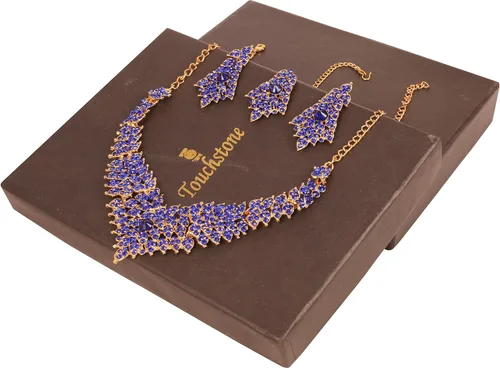 Vista 3 de Touchstone Bollywood Glamour - Collar de joyería para mujer